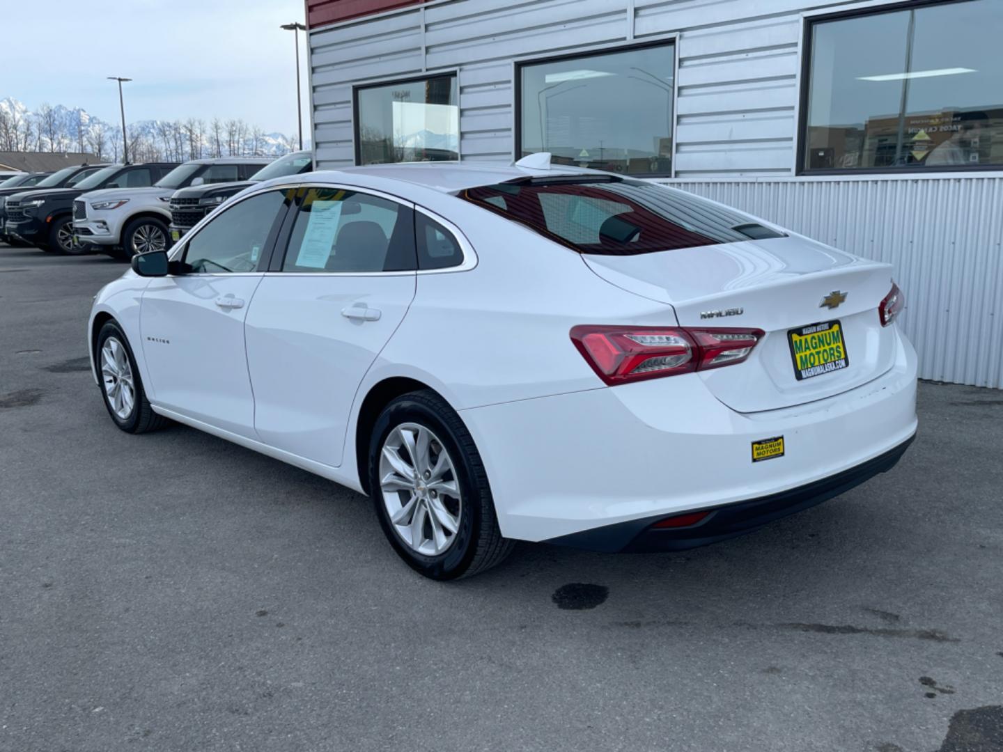 2022 White Chevrolet Malibu Lt (1G1ZD5STXNF) with an 1.5 Turbo inline 4 engine, auto transmission, located at 1960 Industrial Drive, Wasilla, 99654, (907) 274-2277, 61.573475, -149.400146 - Photo#3